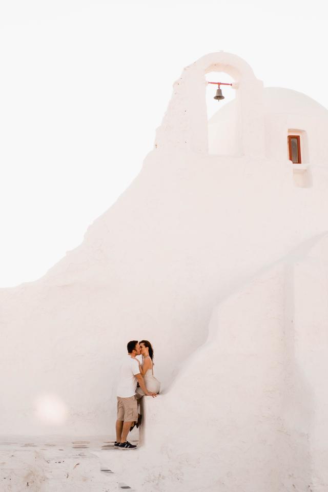 Love in Mykonos island 